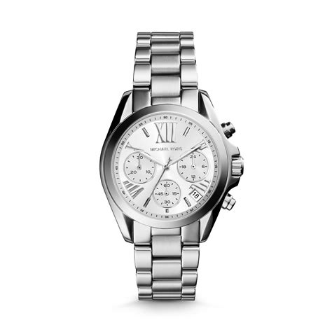 michael kors silver tone watch.